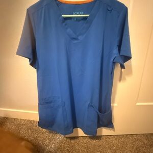 SCRUB Women's Blue Scrub Top